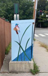 Lauren Palmer-Merrill - side of transformer box 2022